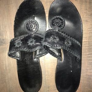 All black Jack Rogers